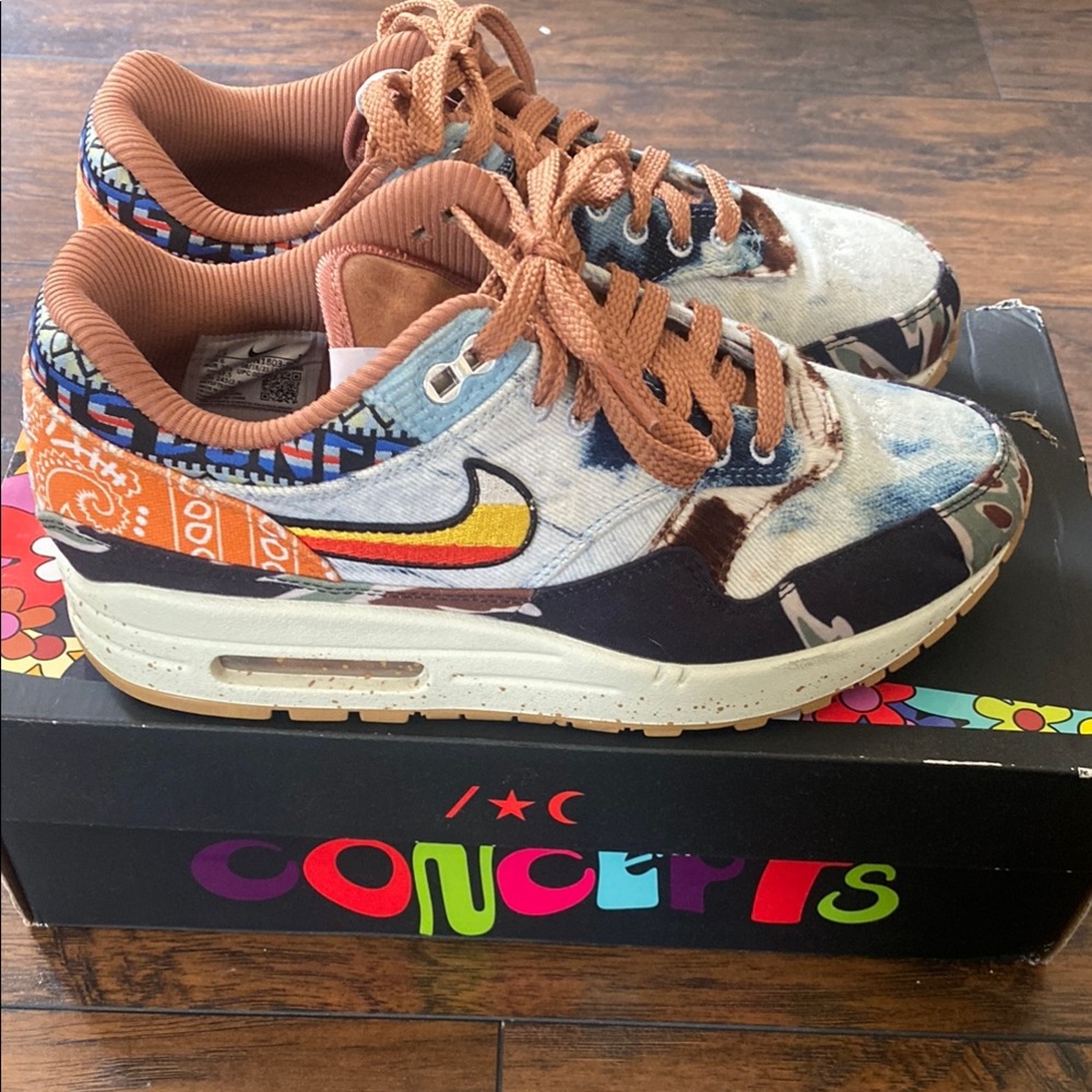 Nike Air Max 1 Multi Color Sail Womens 7.5